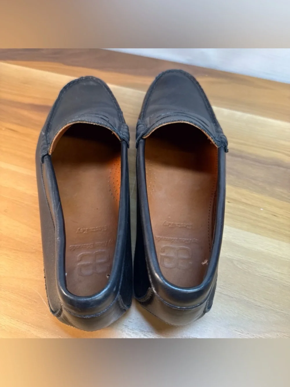 Allen Edmonds Siesta Key Men Sz 10 D Shoe Driving Penny Loafer Black Leather - Picture 4 of 13